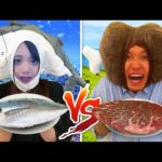 【対決】どっちが好き！？24時間魚VS肉生活チャレンジやってみた！〜Fish vs Meat / Food Challenge!〜