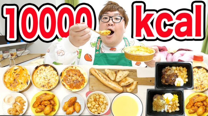 【大食い】140kgデブがサイゼリヤで全種類10000kcal食べるまで終われない24時間生活したらやっぱり過酷すぎたwww