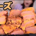 【大食い】チーズとハムの超分厚いチーズハムカツ！猫を投げて炎上したあの時を語る[推定20000kcal]【木下ゆうか】