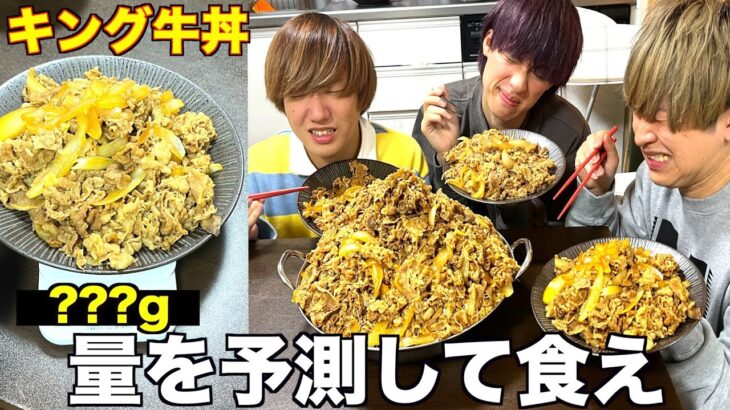 キング牛丼の量を食ったと思ったら抜けられる大食い【目安キング牛丼】