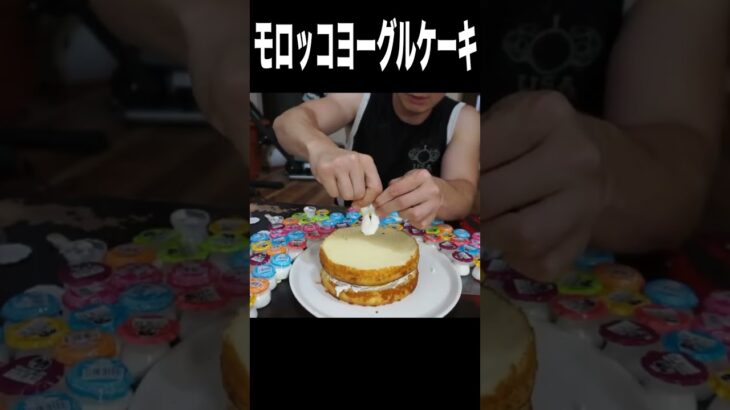 モロッコヨーグルでケーキ作る男!!(｀･ω･´)　　PDS　#shorts