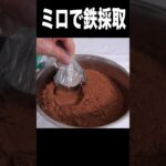 ミロを最強磁石で鉄を採取するニキ˚✧₊⁎❝᷀ົཽ≀ˍ̮ ❝᷀ົཽ⁎⁺˳✧༚　　PDS　　#shorts