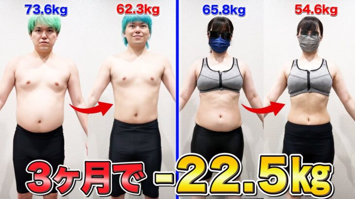 【ダイエット】3ヶ月で合計-22.5kg！食事制限・運動なしで痩せた方法を公開します