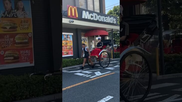 【検証】人力車でマックのドライブスルー行ける？行けない？