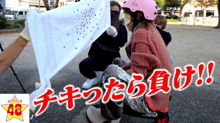 【史上初】カメムシに突っ込めチキンレースしたら大ハプニング連発で大爆笑！！