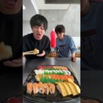 ペットボトルフリップ成功するまでお寿司食べれません！🍣