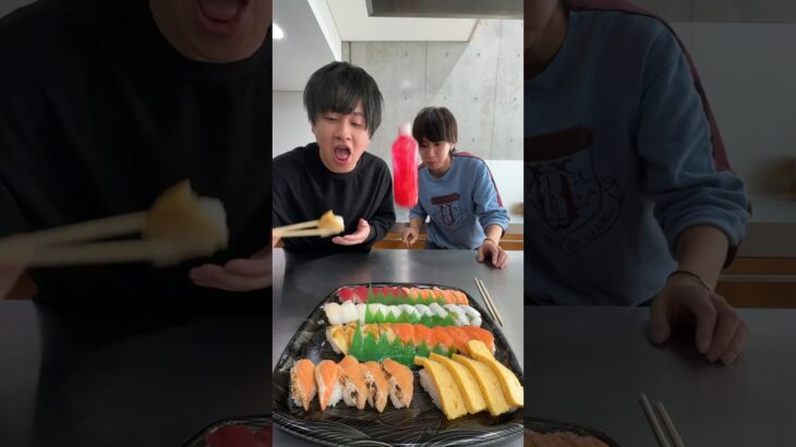 ペットボトルフリップ成功するまでお寿司食べれません！🍣