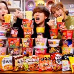 【爆食】ドンキホーテで売ってる韓国カップラーメンを全種類食べ切るまで終われませんが地獄すぎた…