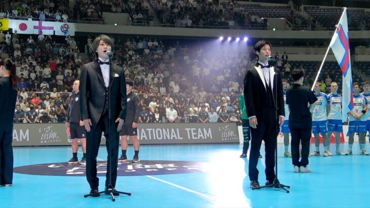 【へ？】日本代表の試合で国歌斉唱してきました。