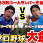 プロ野球の点数で食べさせる「ホームランバー大食い」が大量得点過ぎて体冷えきったwww