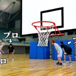 【バスケ】ゴールをめっちゃ大きくしたらプロに勝てる説。