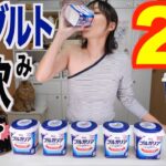 【早飲み】ヨーグルト２kg何秒で飲める？かかってきなさい【木下ゆうか】