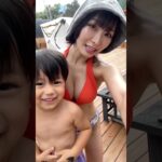 【サウナ女子】親子でサウナ、水遊び、キャンプ！かわいい子供と水沼ヴィレッジが楽しすぎる♪【ヨッピーの息子】 #shorts