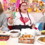 3姉妹がウーバー韓国料理爆食いしながら彼氏にもらってムカついた誕プレ発表