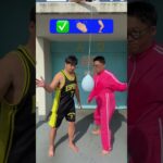 水風船を割れ🎈 Qual equipe vai estourar mais balões?!😱#shorts #challenge