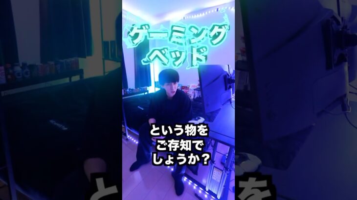 【全ゲーマーの夢】ゲーミングベッドを設置したら最高過ぎた。